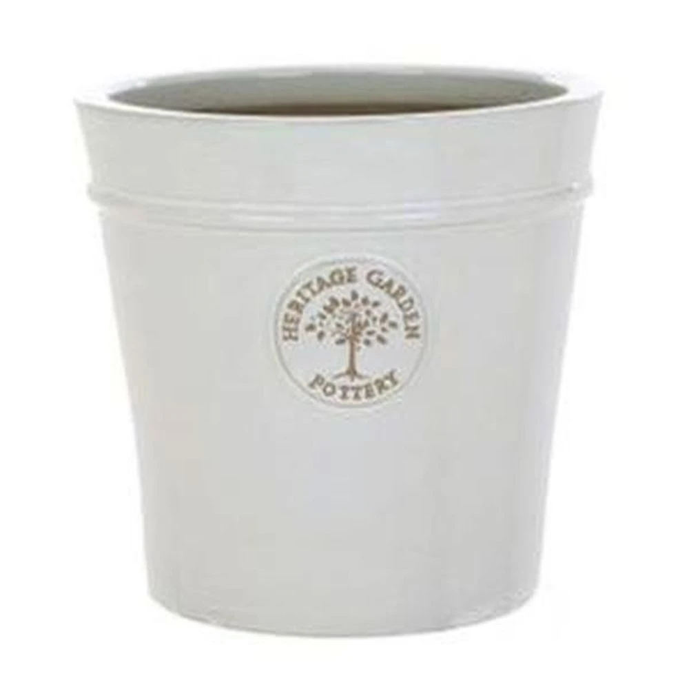 Woodlodge 33cm White / Cream Glazed Heritage Pot 1 Woodlodge 33cm White / Cream Glazed Heritage Pot