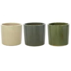 Woodlodge 30cm Conical Glazed Pot (Choice Of 3)