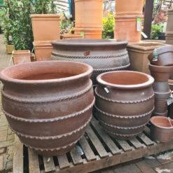 Woodlodge 70cm Kilburn Natural Clay Glazed Pot -Garden Sales Store 5021346484649 3