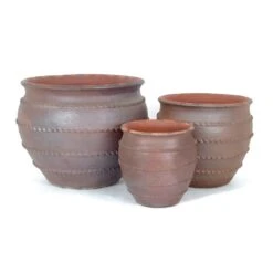 Woodlodge 70cm Kilburn Natural Clay Glazed Pot