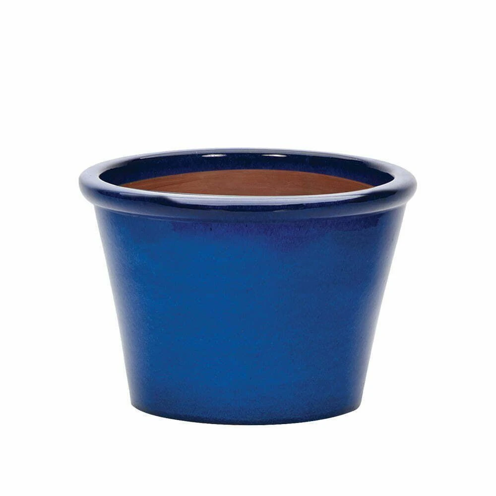 APTA 31cm Blue Saigon Glazed Bowl Planter 1 APTA 31cm Blue Saigon Glazed Bowl Planter