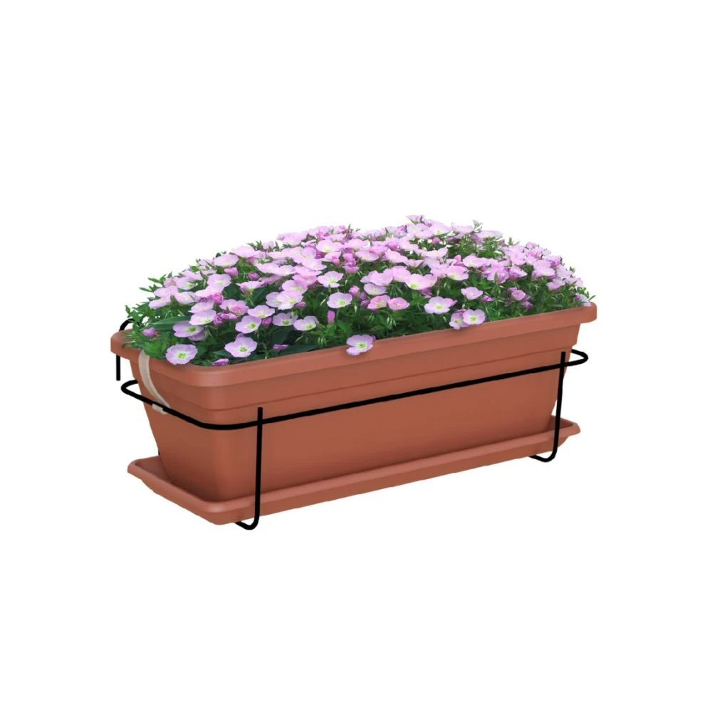Artevasi 50cm Terracotta Venezia Plant Box Balcony Kit 2 Artevasi 50cm Terracotta Venezia Plant Box Balcony Kit - Image 2