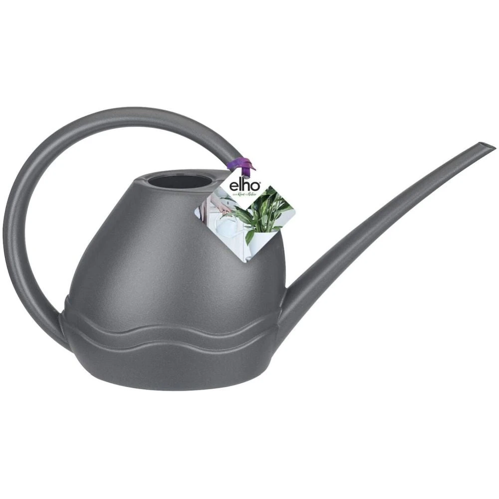Elho 3.5 Litre Anthracite Aquarius Watering Can 1 Elho 3.5 Litre Anthracite Aquarius Watering Can